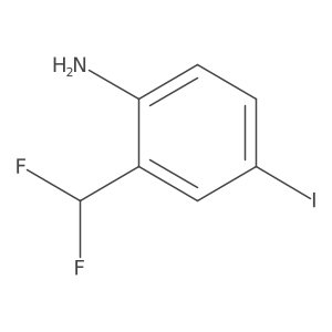 2-(Difluoromethyl)-4-iodoaniline Structure