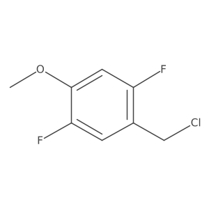 2,5-Difluoro-4-methoxybenzyl chloride Structure