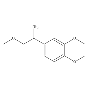 (R)-1-(3,4-Dimethoxyphenyl)-2-methoxyethanamine Structure
