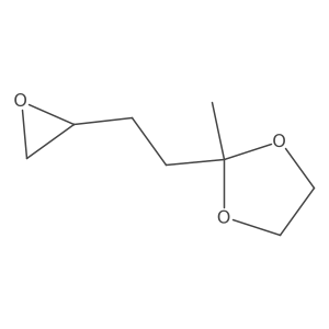 2-Methyl-2-[2-(2-oxiranyl)ethyl]-1,3-dioxolane Structure