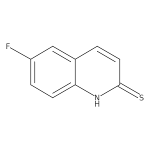 6-Fluoroquinoline-2-thiol结构式