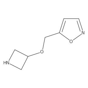 5-[(Azetidin-3-yloxy)methyl]-1,2-oxazole Structure