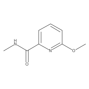 6-methoxy-N-methylpyridine-2-carboxamide结构式