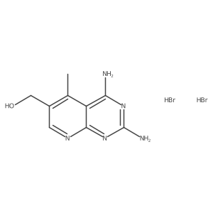 Pyrido[2,3-d]pyrimidine-6-methanol,2,4-diamino-5-methyl-,dihydrobromide结构式