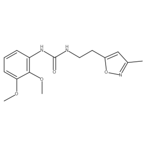 1-(2,3-Dimethoxyphenyl)-3-(2-(3-methylisoxazol-5-yl)ethyl)urea结构式