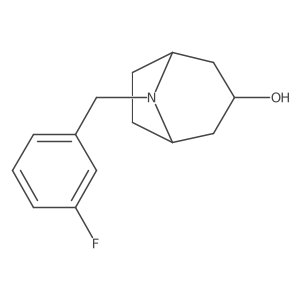 8-[(3-Fluorophenyl)methyl]-8-azabicyclo[3.2.1]octan-3-ol Structure