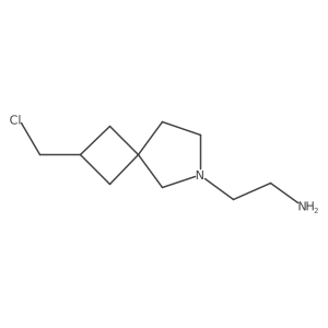 2-(2-(Chloromethyl)-6-azaspiro[3.4]octan-6-yl)ethanamine Structure