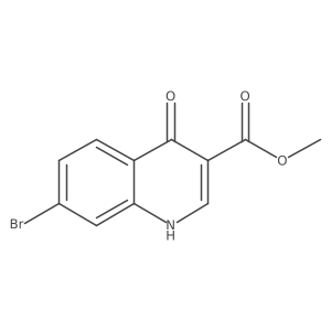 methyl 7-bromo-4-oxo-1H-quinoline-3-carboxylate Structure