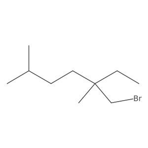 5-(Bromomethyl)-2,5-dimethylheptane Structure