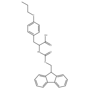 Fmoc-O-Propyl-L-tyrosine Structure