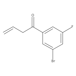 1-(3-Bromo-5-fluorophenyl)but-3-en-1-one Structure