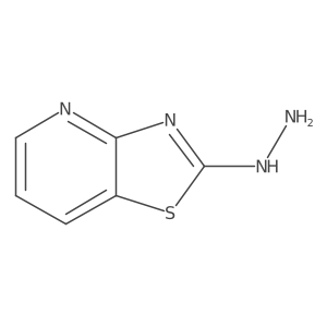 Thiazolo[4,5-b]pyridine,2-hydrazinyl-结构式
