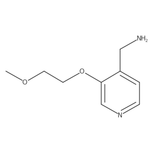 (3-(2-Methoxyethoxy)pyridin-4-yl)methanamine Structure