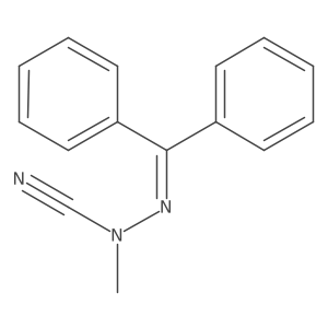 2-(Diphenylmethylene)-1-methylhydrazinecarbonitrile结构式