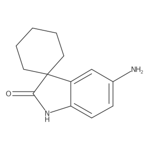 5'-Amino-spiro[cyclohexane-1,3'-indolin]-2'-one Structure