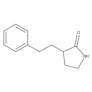 3-Phenethylpyrrolidin-2-one结构式