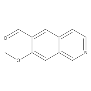 7-Methoxy-6-isoquinolinecarboxaldehyde Structure