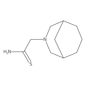3-Azabicyclo[3.3.1]nonane-3-ethanethioamide Structure