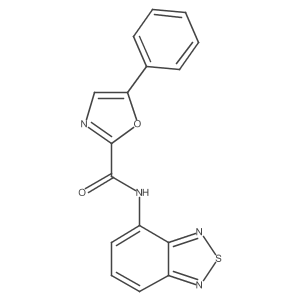N-(benzo[c][1,2,5]thiadiazol-4-yl)-5-phenyloxazole-2-carboxamide Structure