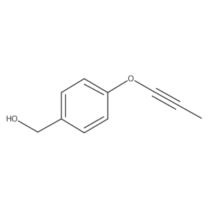 [4-(Prop-1-yn-1-yloxy)phenyl]methanol Structure
