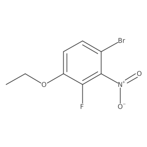 1-Bromo-4-ethoxy-3-fluoro-2-nitrobenzene Structure