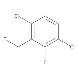 1,4-Dichloro-2-fluoro-3-(fluoromethyl)benzene结构式