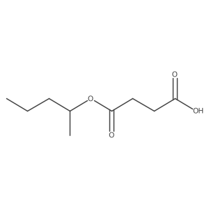 4-Oxo-4-(pentan-2-yloxy)butanoic acid Structure