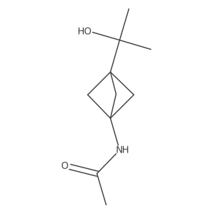N-[3-(2-hydroxypropan-2-yl)bicyclo[1.1.1]pentan-1-yl]acetamide Structure