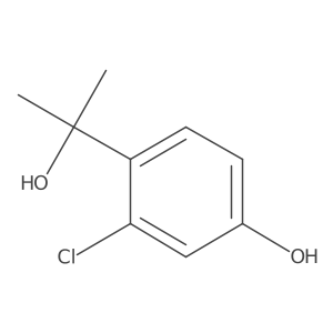 3-Chloro-4-(2-hydroxypropan-2-yl)phenol Structure