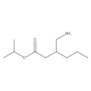 Isopropyl 3-(aminomethyl)hexanoate Structure