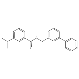 N-([2,4'-bipyridin]-4-ylmethyl)-3-(dimethylamino)benzamide Structure