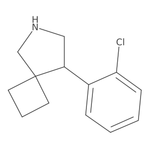 8-(2-Chlorophenyl)-6-azaspiro[3.4]octane结构式