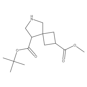8-Tert-butyl 2-methyl 6-azaspiro[3.4]octane-2,8-dicarboxylate Structure