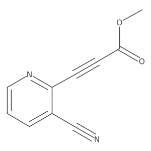 Methyl 3-(3-cyanopyridin-2-yl)prop-2-ynoate Structure