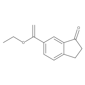 6-(1-ethoxyethenyl)-2,3-dihydro-1H-inden-1-one Structure