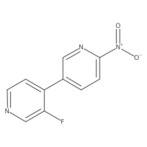 5-(3-Fluoropyridin-4-yl)-2-nitropyridine结构式