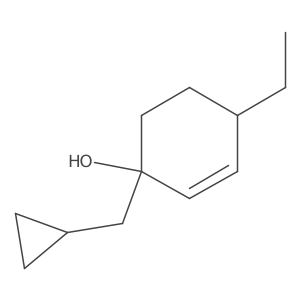 1-(Cyclopropylmethyl)-4-ethylcyclohex-2-en-1-ol Structure