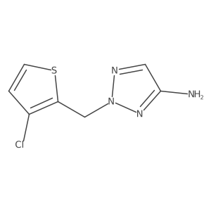 2-[(3-chlorothiophen-2-yl)methyl]-2H-1,2,3-triazol-4-amine Structure