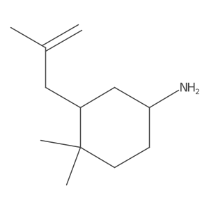 4,4-Dimethyl-3-(2-methylprop-2-en-1-yl)cyclohexan-1-amine Structure