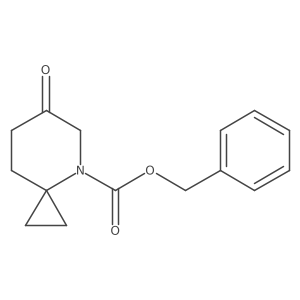 Benzyl 6-oxo-4-azaspiro[2.5]octane-4-carboxylate结构式