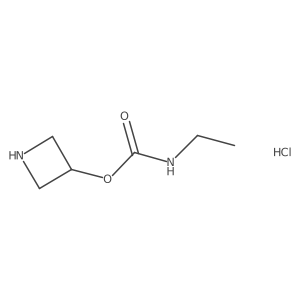 Azetidin-3-yl ethylcarbamate hydrochloride Structure