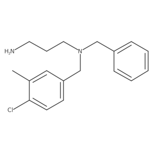 (3-Aminopropyl)(benzyl)[(4-chloro-3-methylphenyl)methyl]amine Structure