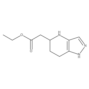 ethyl 2-{1H,4H,5H,6H,7H-pyrazolo[4,3-b]pyridin-5-yl}acetate Structure