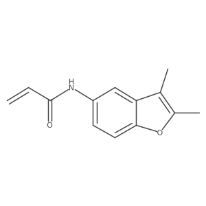 N-(2,3-Dimethyl-1-benzofuran-5-yl)prop-2-enamide结构式