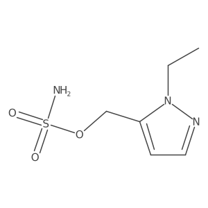 (1-ethyl-1H-pyrazol-5-yl)methyl sulfamate结构式