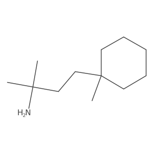 2-Methyl-4-(1-methylcyclohexyl)butan-2-amine Structure