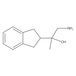 1-amino-2-(2,3-dihydro-1H-inden-2-yl)propan-2-ol Structure
