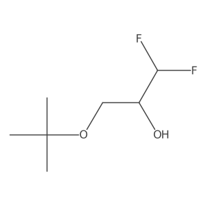 3-(Tert-butoxy)-1,1-difluoropropan-2-ol结构式