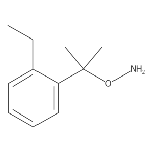 O-[2-(2-ethylphenyl)propan-2-yl]hydroxylamine结构式