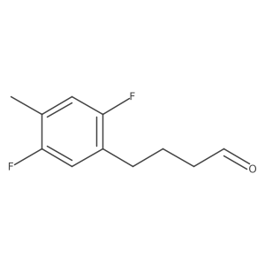 4-(2,5-Difluoro-4-methylphenyl)butanal结构式